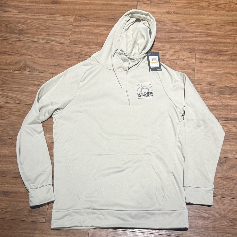 NWT Under Armour Men's Armour Fleece Hoodie - Picture 2 of 2